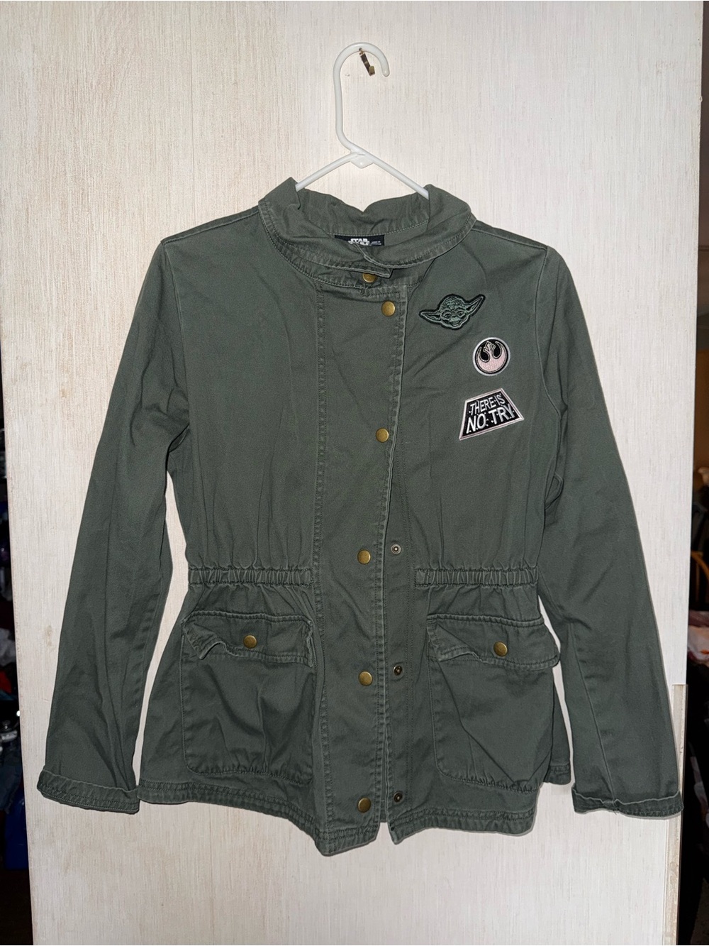Kohl's Star Wars Green Bomber-Style Utility Jacket with Patches